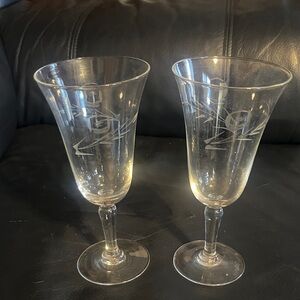 Clear Wine Glass Set